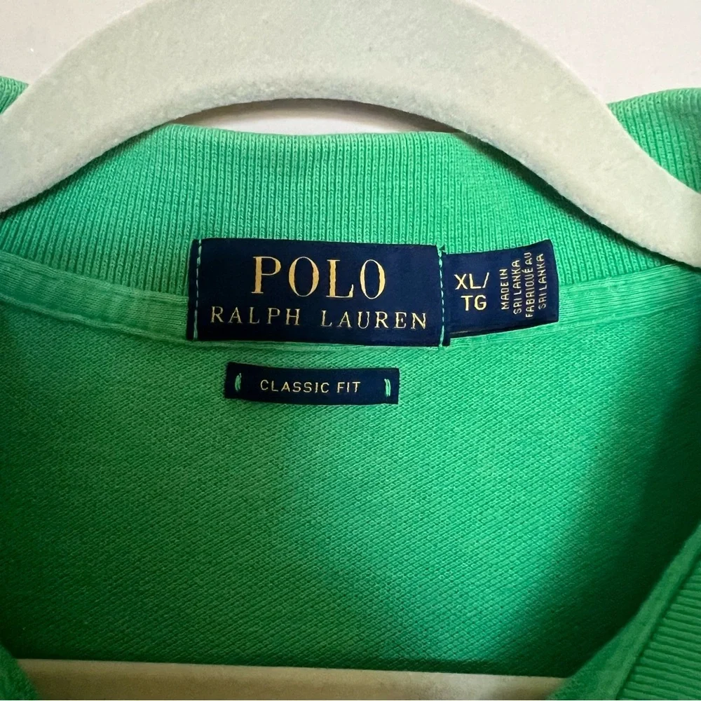 Polo by Ralph Lauren Men's Green Classic Fit Polo Shirt
